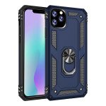 Wholesale iPhone 11 (6.1in) Tech Armor Ring Grip Case with Metal Plate (Navy Blue)